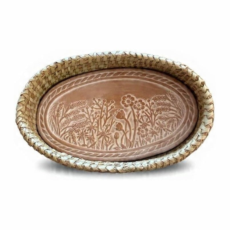 Bread Basket with Terracotta Warmer, Bread Basket for Serving, Sized 12.5&quo...