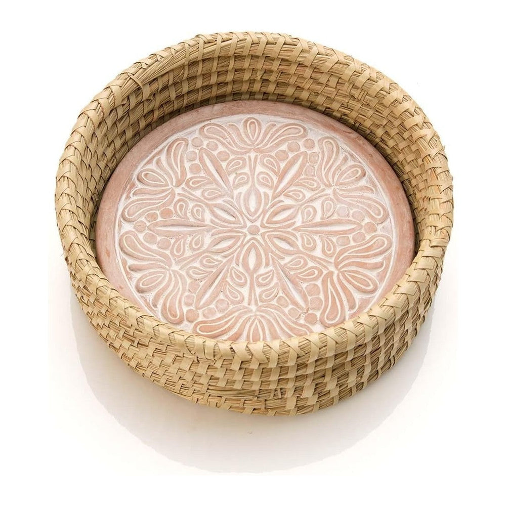 Bread Basket with Terracotta Warmer, Bread Basket for Serving, Sized 11.5&quo...