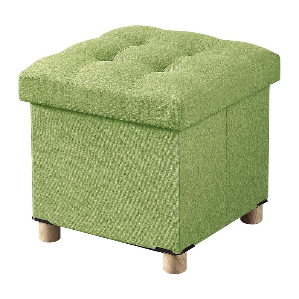 BRIAN & DANY 15 Inches Ottoman with Storage, Square Small Storage Ottoman...