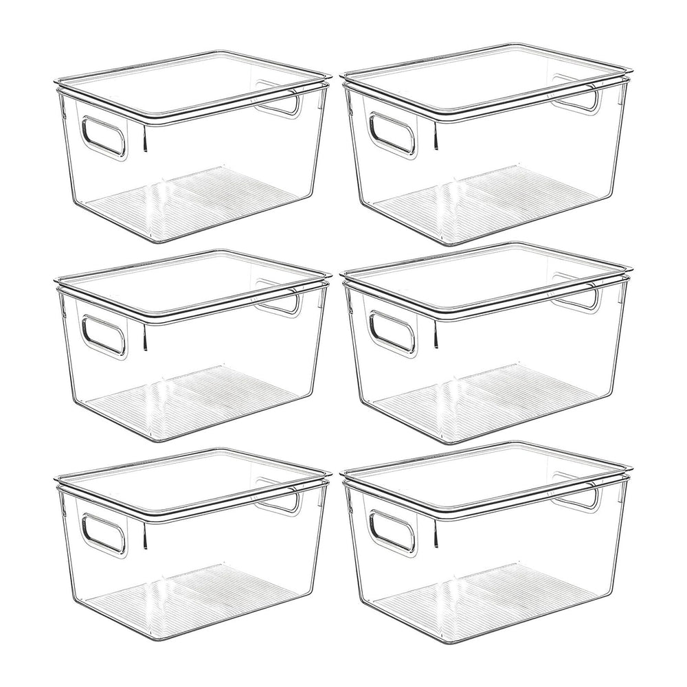 Clear Plastic Storage Bins
