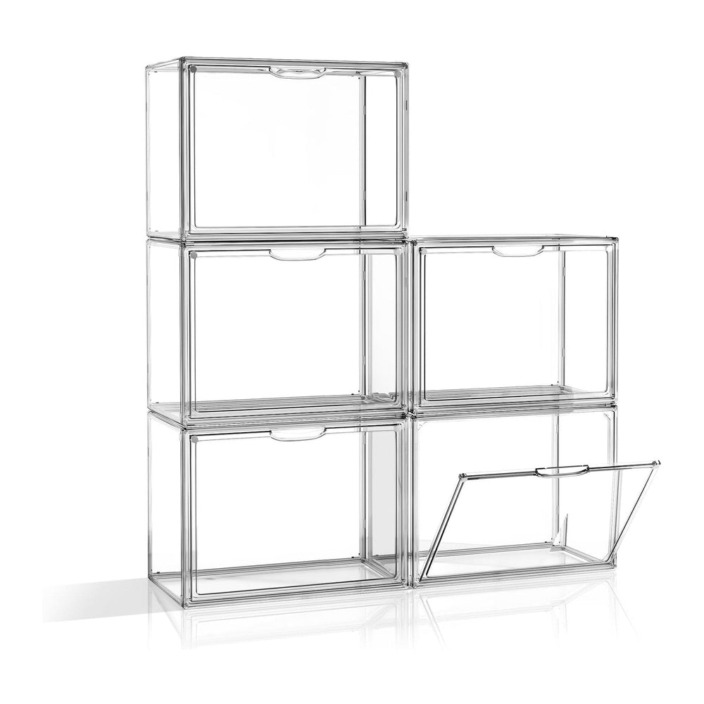 Clear Purse Organizer for Closet, 5 Pack Handbag Storage Organizer, Acrylic D...