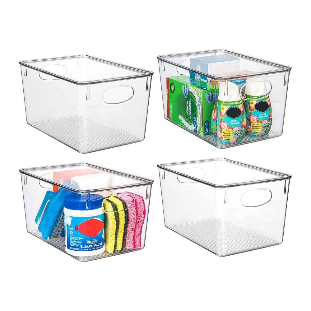 ClearSpace Plastic Storage Bins (4 Pack)