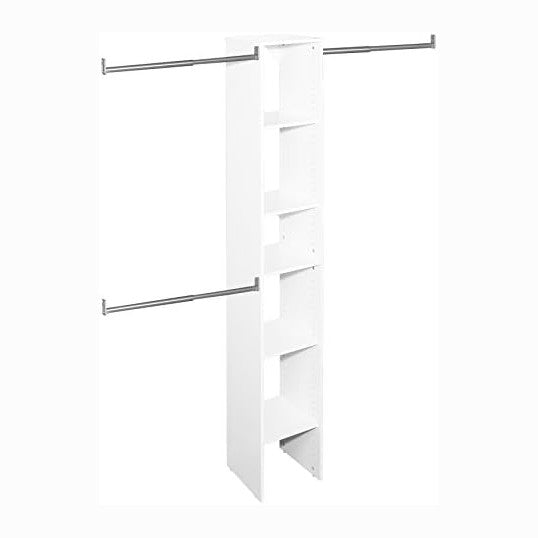 ClosetMaid 4867 SuiteSymphony 12-Inch Starter Tower Kit, Pure White