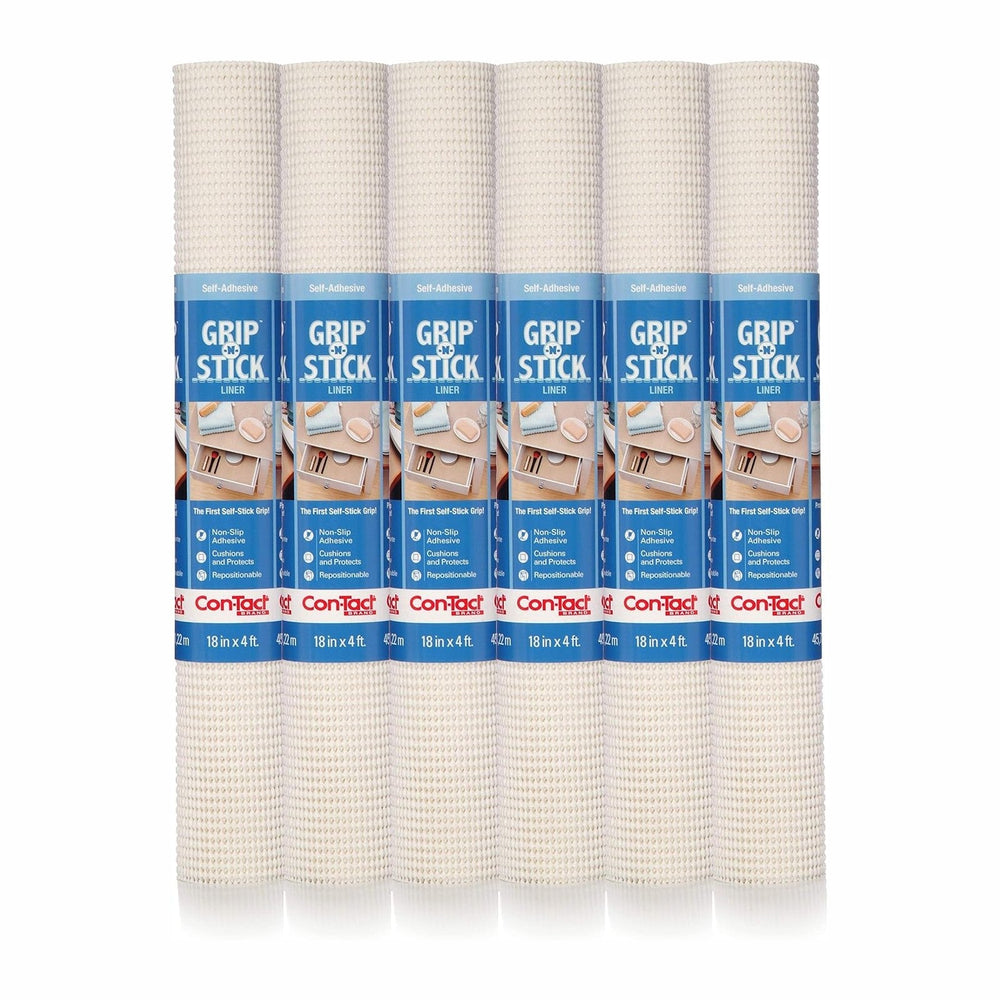 Con-Tact Brand Grip-N-Stick Durable Self-Adhesive Non-Slip Shelf and Drawer L...