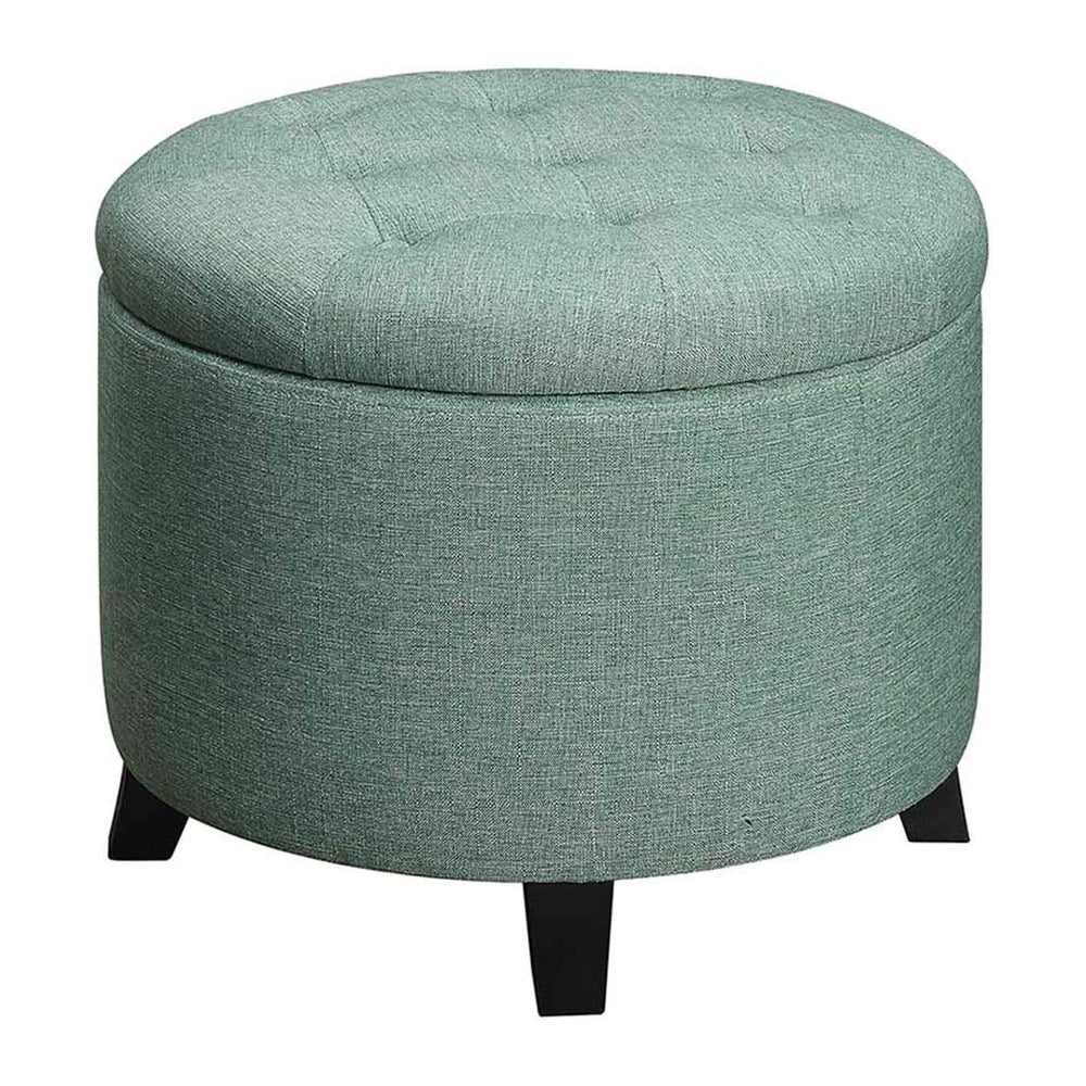 Convenience Concepts Designs4Comfort Round Storage Ottoman 19.75" - Vers...