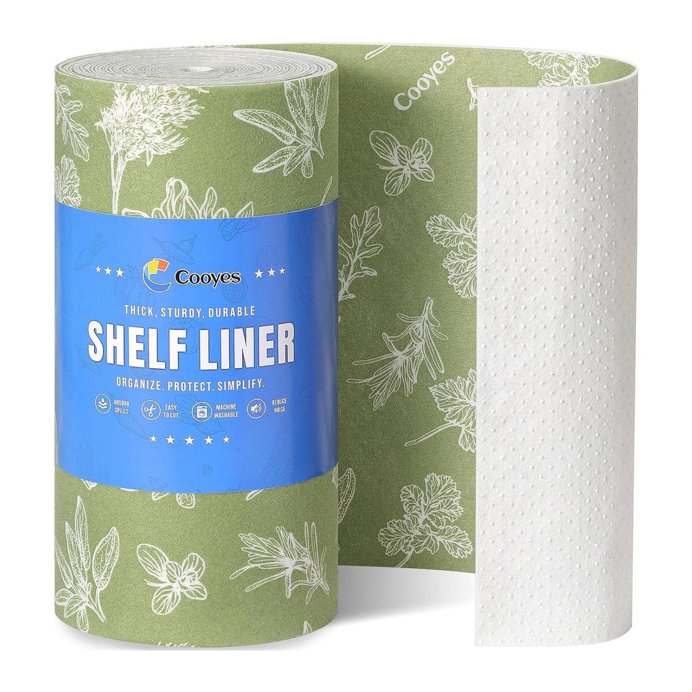 Cooyes Shelf Liner for Refrigerator & Drawer, Non-Adhesive Cabinets Liner...