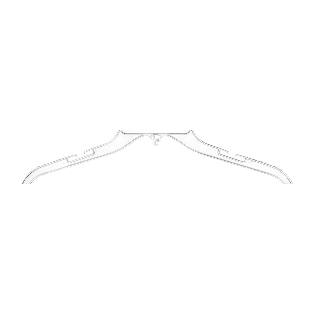 DEILSY™ Clear Plastic Hangers 50 Pack Sturdy Plastic Shirt Hangers