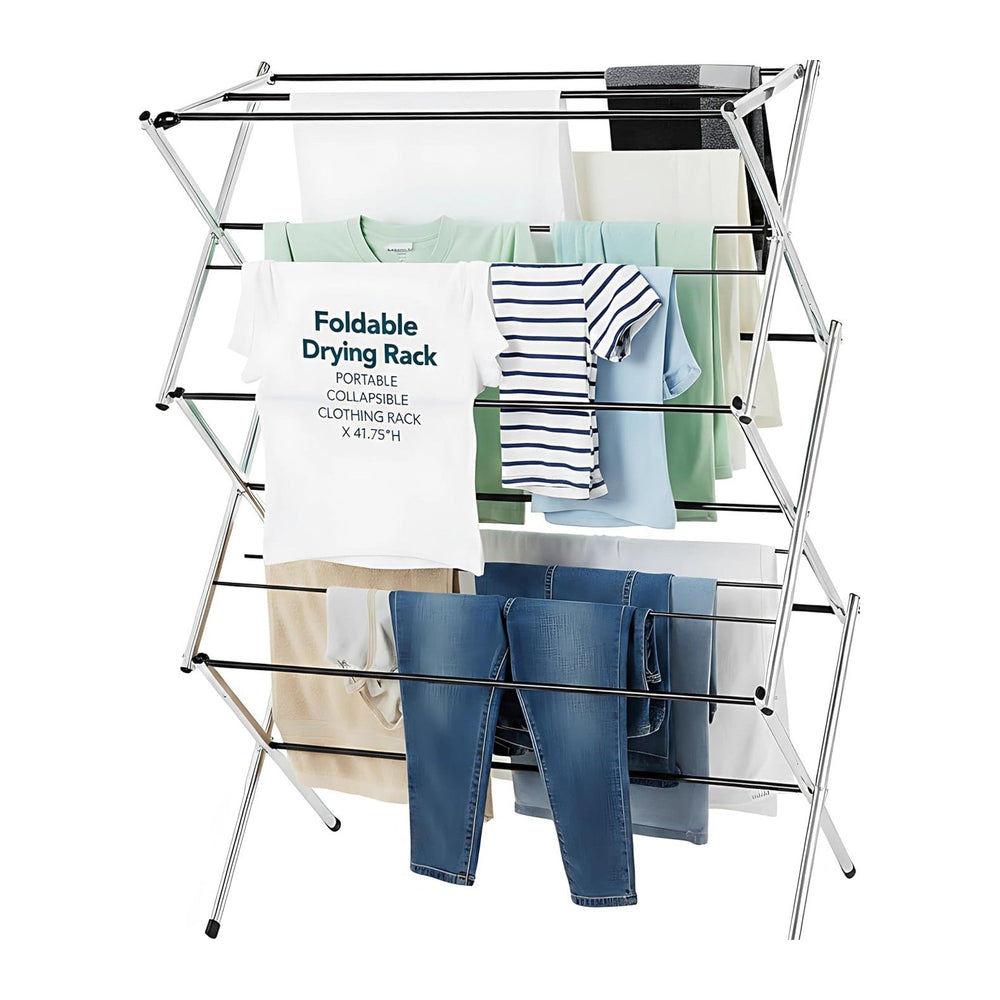 Displays By Jack Portable Collapsible Clothing Dryer Rack, Foldable Drying Rack