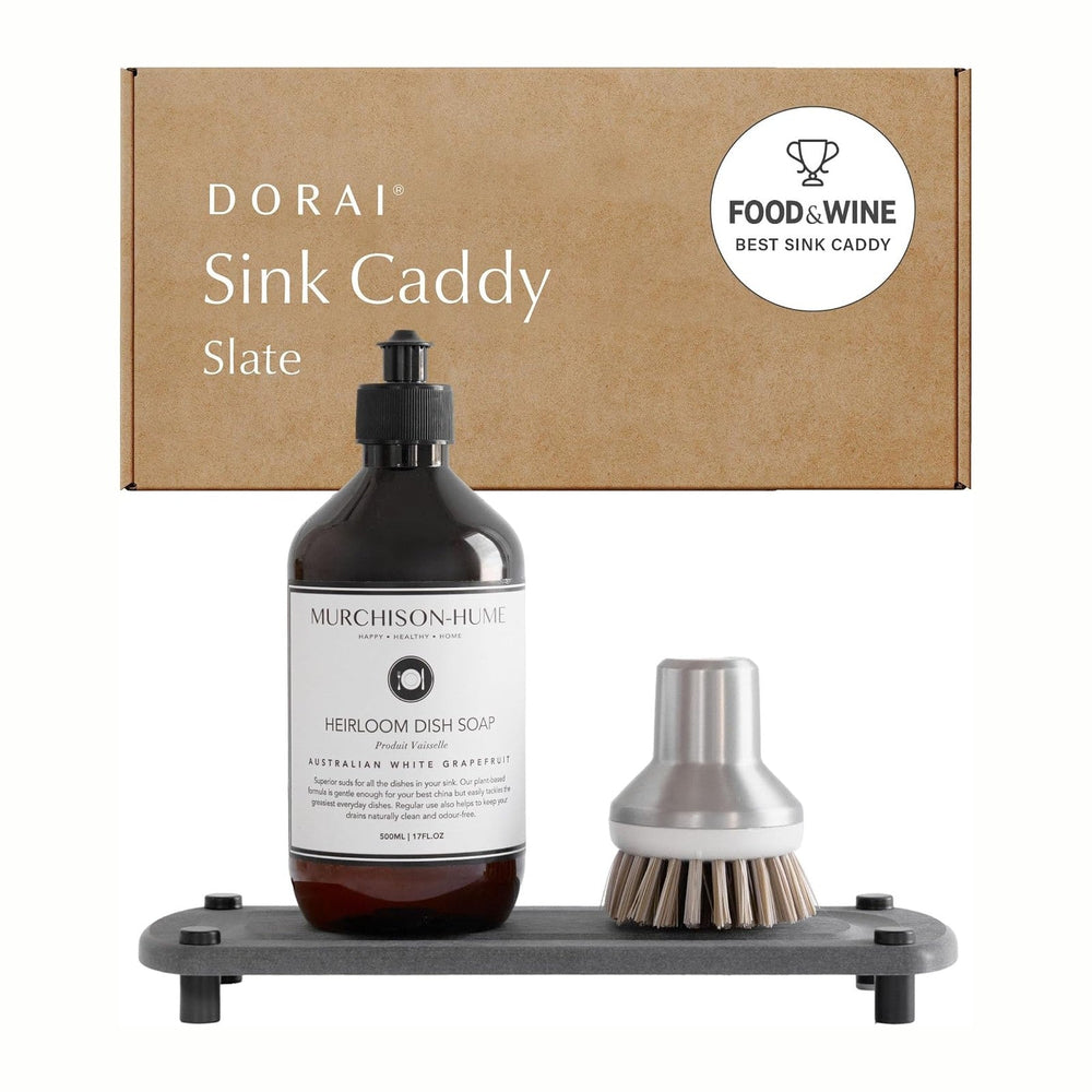 Dorai Home Stone Kitchen Sink Caddy - Diatomaceous Earth Sink Tray with Stain...