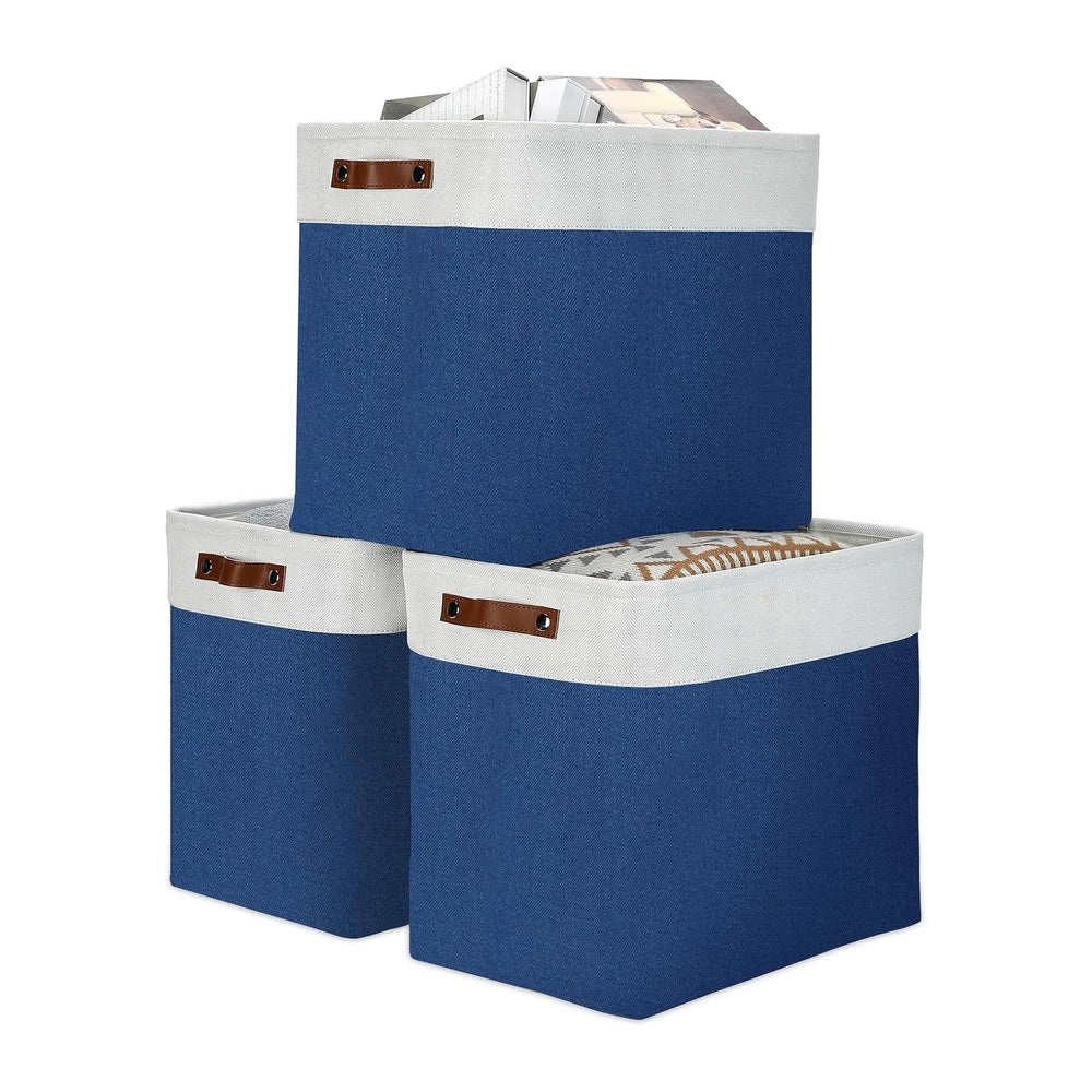 DULLEMELO 51L Large Baskets for Storage, Large Rectangular Baskets for Shelve...