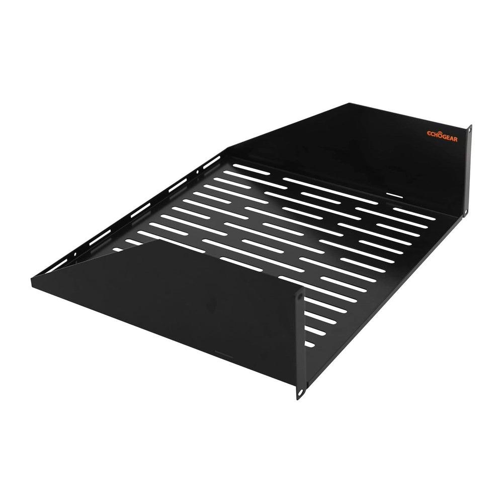 ECHOGEAR 3U Rack Shelf - Universal Design Works with Any Rack - Holds 75bs of...