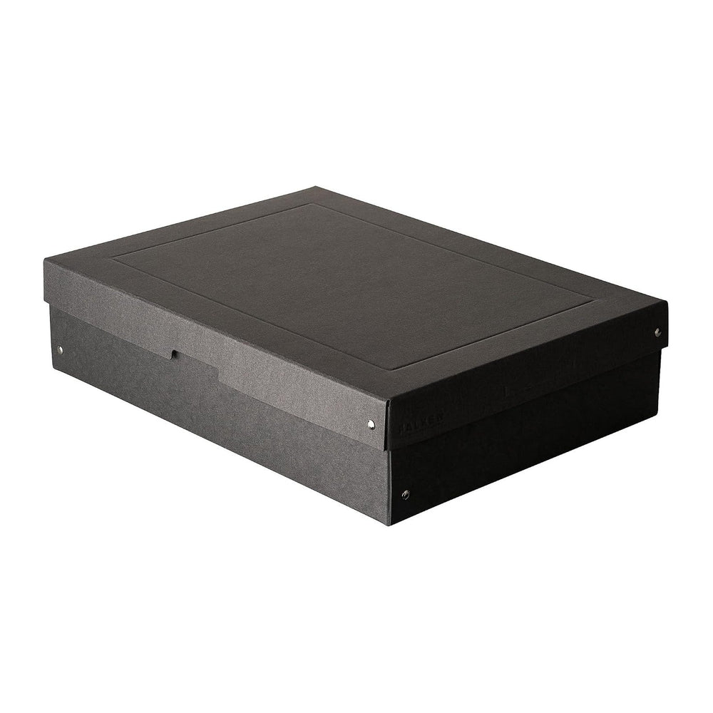 FALKEN Original PureBox Black Made in Germany 100 mm High DIN A3 Storage Box ...