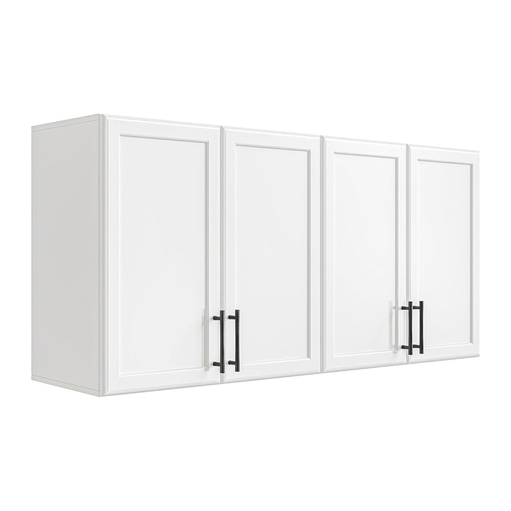FIMELLO 47.2" W Laundry Room Cabinets Wall Mounted, Adjustable Shelf, Fl...