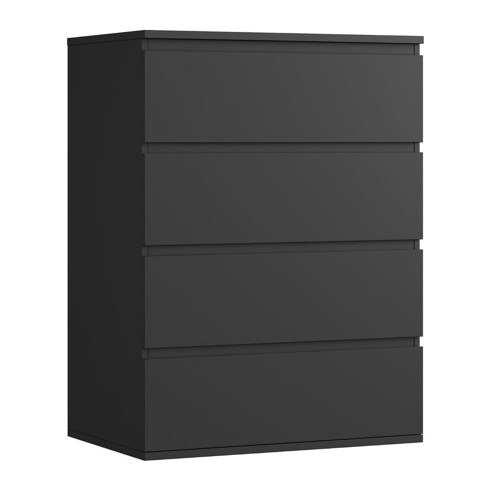 FOTOSOK Black Dresser, Dresser for Bedroom, Small Dresser Chest of Drawers