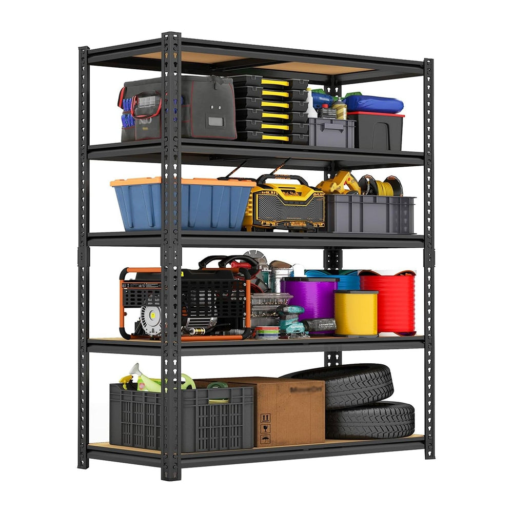 Garage Shelving Storage Shelves, 60'' H Adjustable Shelving, Metal St...