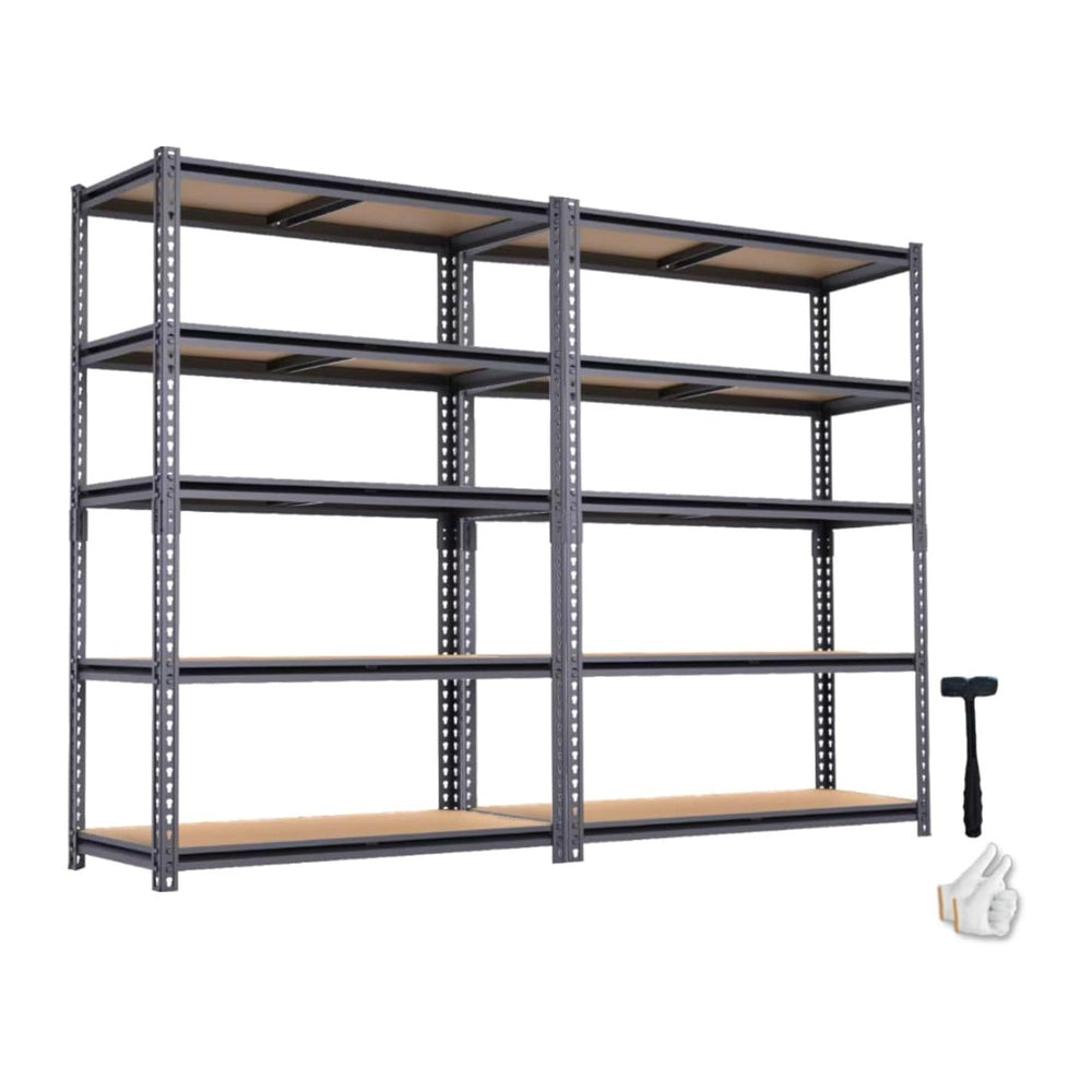 Garage Storage Shelves 2PCS, 60'' H Shelving Units and Storage, 2400 ...