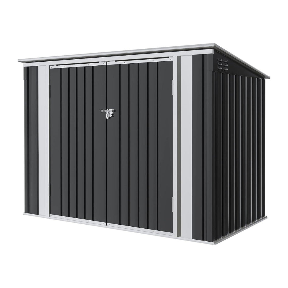 Greesum 5.8x3.3 FT Outdoor Storage Shed Metal Garbage Shed