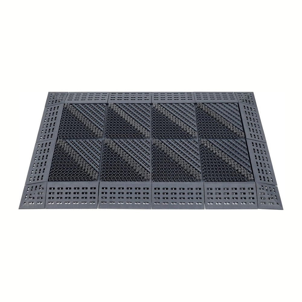 Heavy Duty Boot Scraper Mat 29.5x17.7 Inch