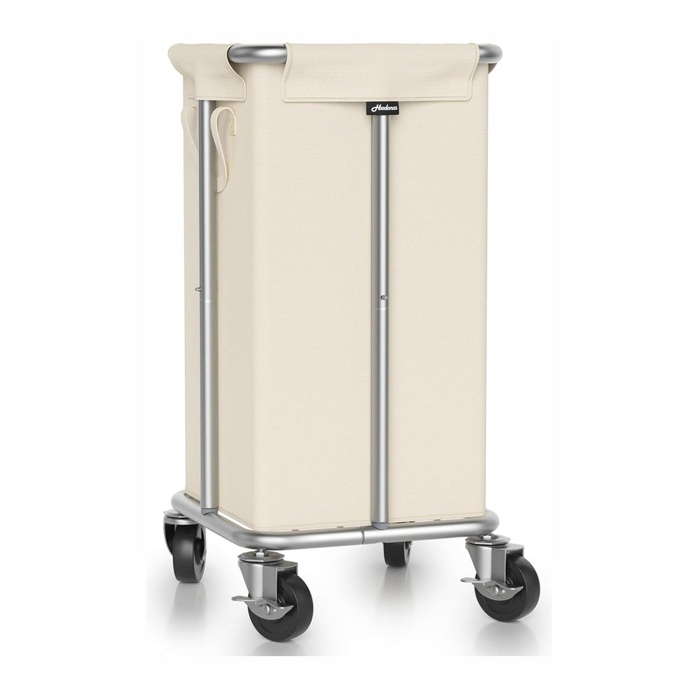 Hodonas Laundry Basket with Wheels, 115L Rolling Laundry Hamper Large Dirty C...