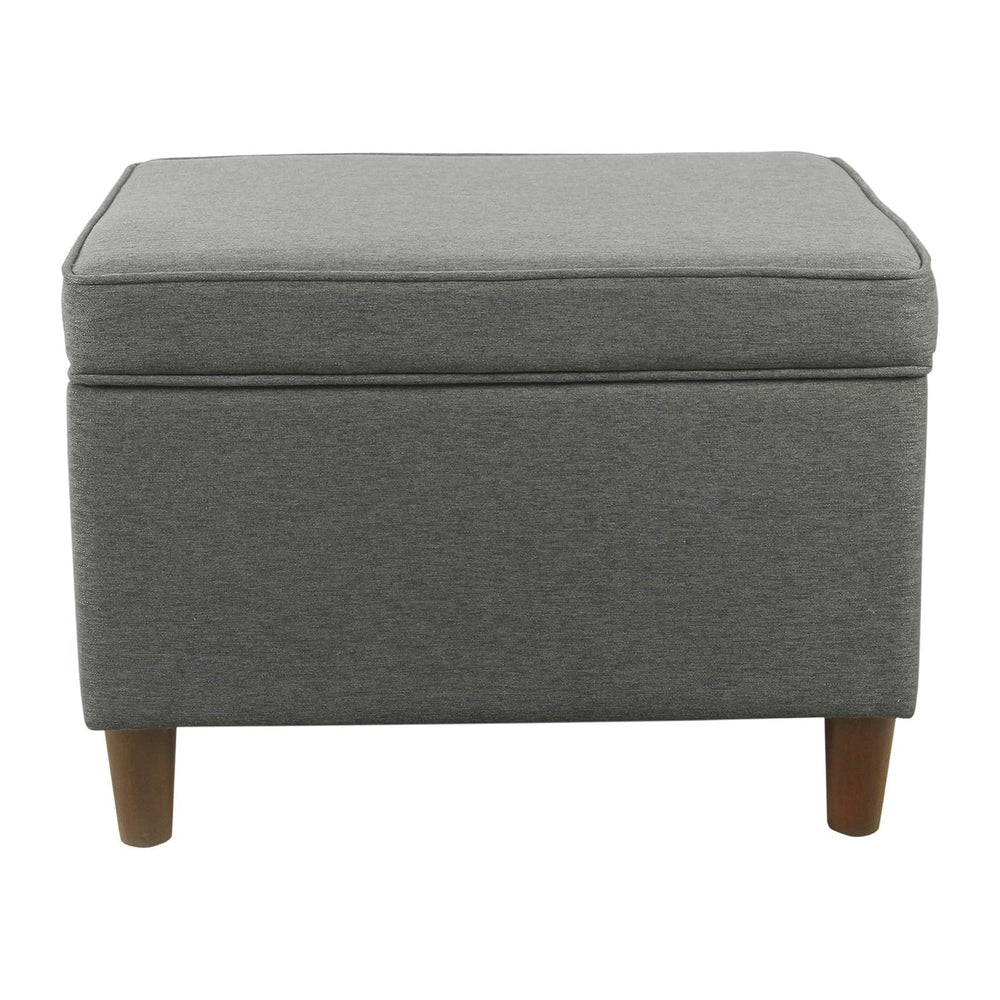 HomePop 24" Storage Ottoman - Gray