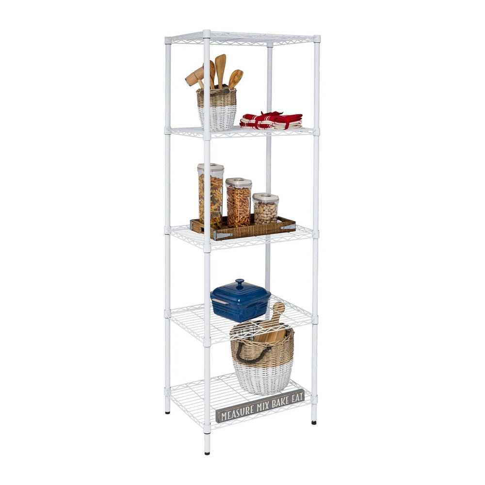 Honey-Can-Do 5-Tier Heavy Duty Adjustable Shelving Unit, 250-lb Per Shelf NSF...