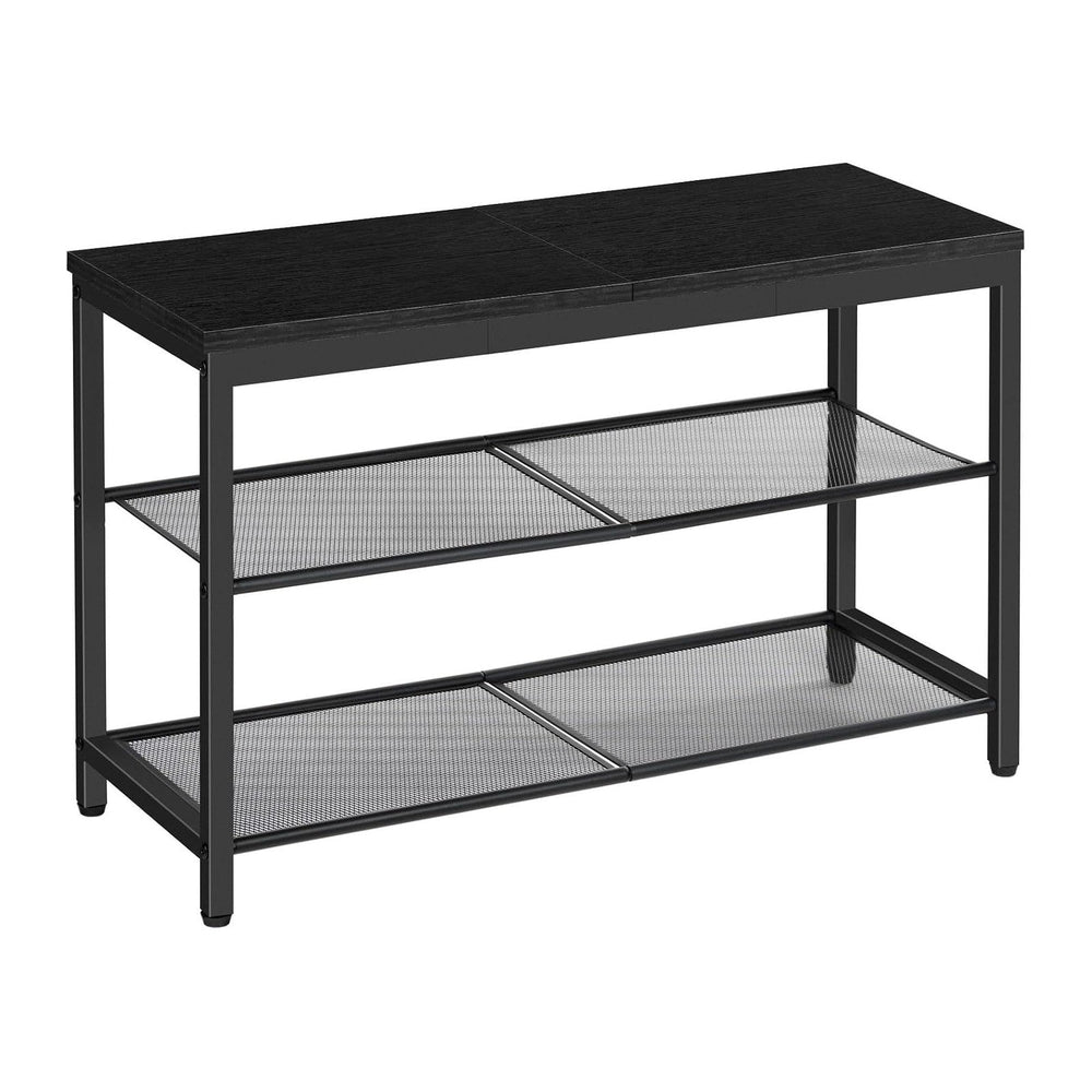 HOOBRO Shoe Bench, 3-Tier Shoe Rack, Industrial Shoe Organizer Storage Bench,...
