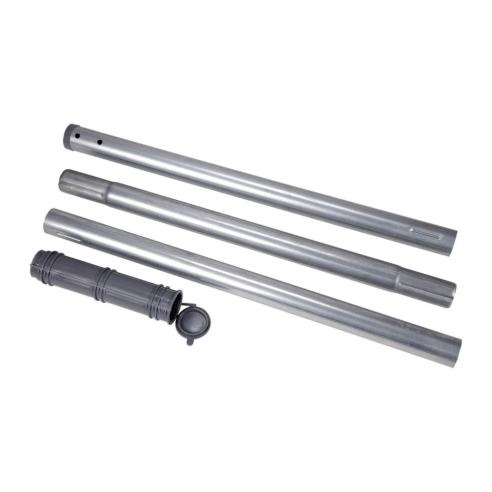Household Essentials Heavy-Gauge 3-Piece Outdoor Clothesline Pole with Ground...