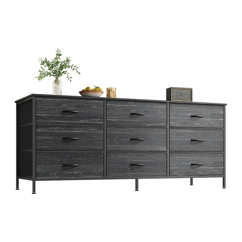 Huuger Long Dresser for Bedroom, 55 Inch TV Stand for 55, 60 Inch TV, Enterta...