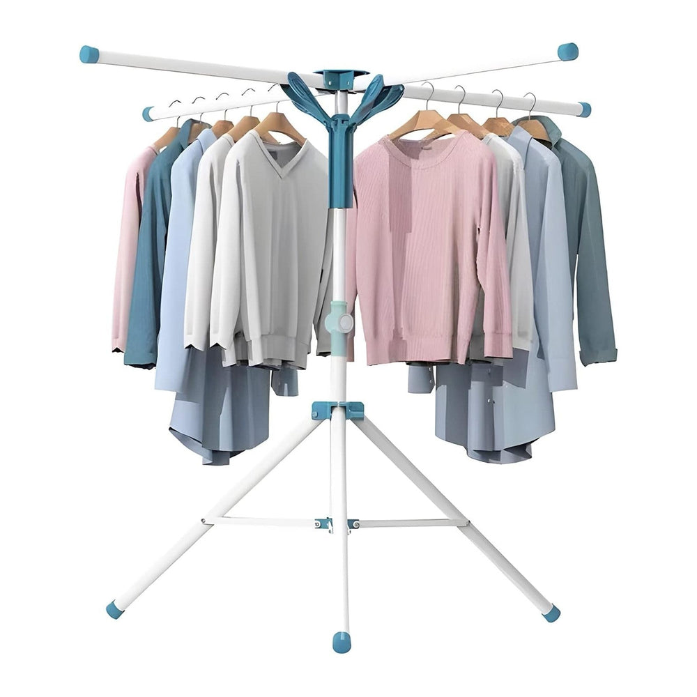 JAUREE Tripod Clothes Drying Rack Folding Indoor, Portable Drying Rack Clothing