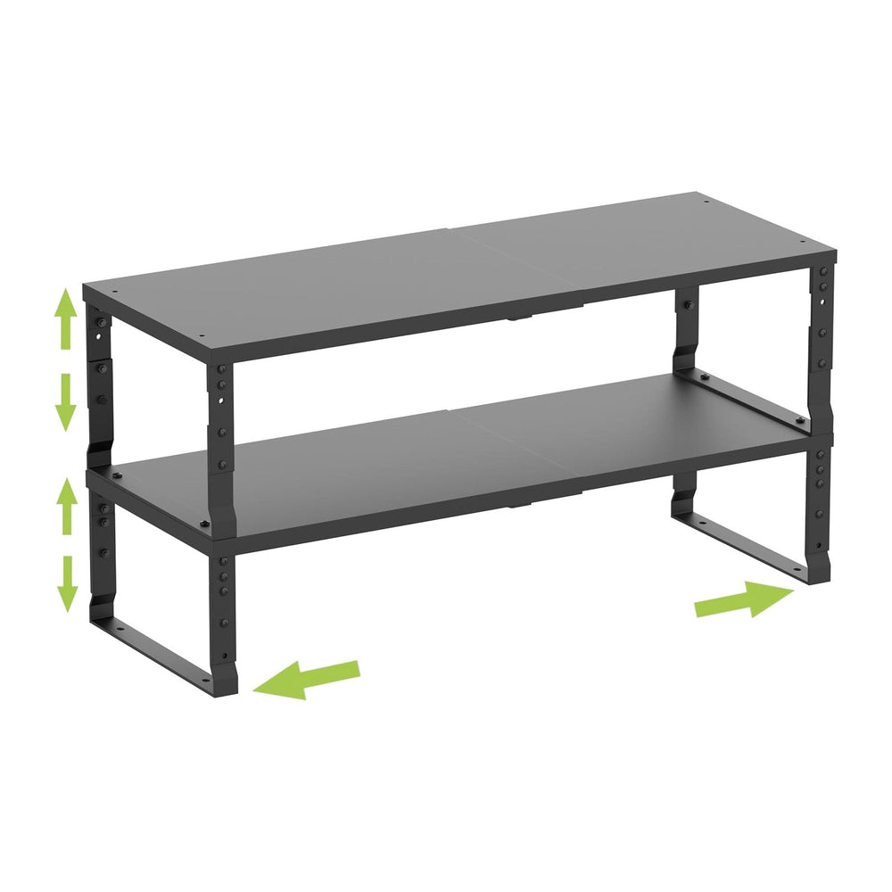 Jojocross Expandable Stackable Spice Rack Organizer for Kitchen Cabinet,Adjus...