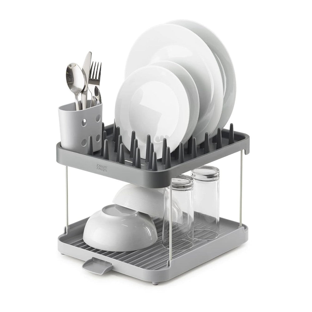 Joseph Joseph Duo 2-Tier Dish Rack - Grey