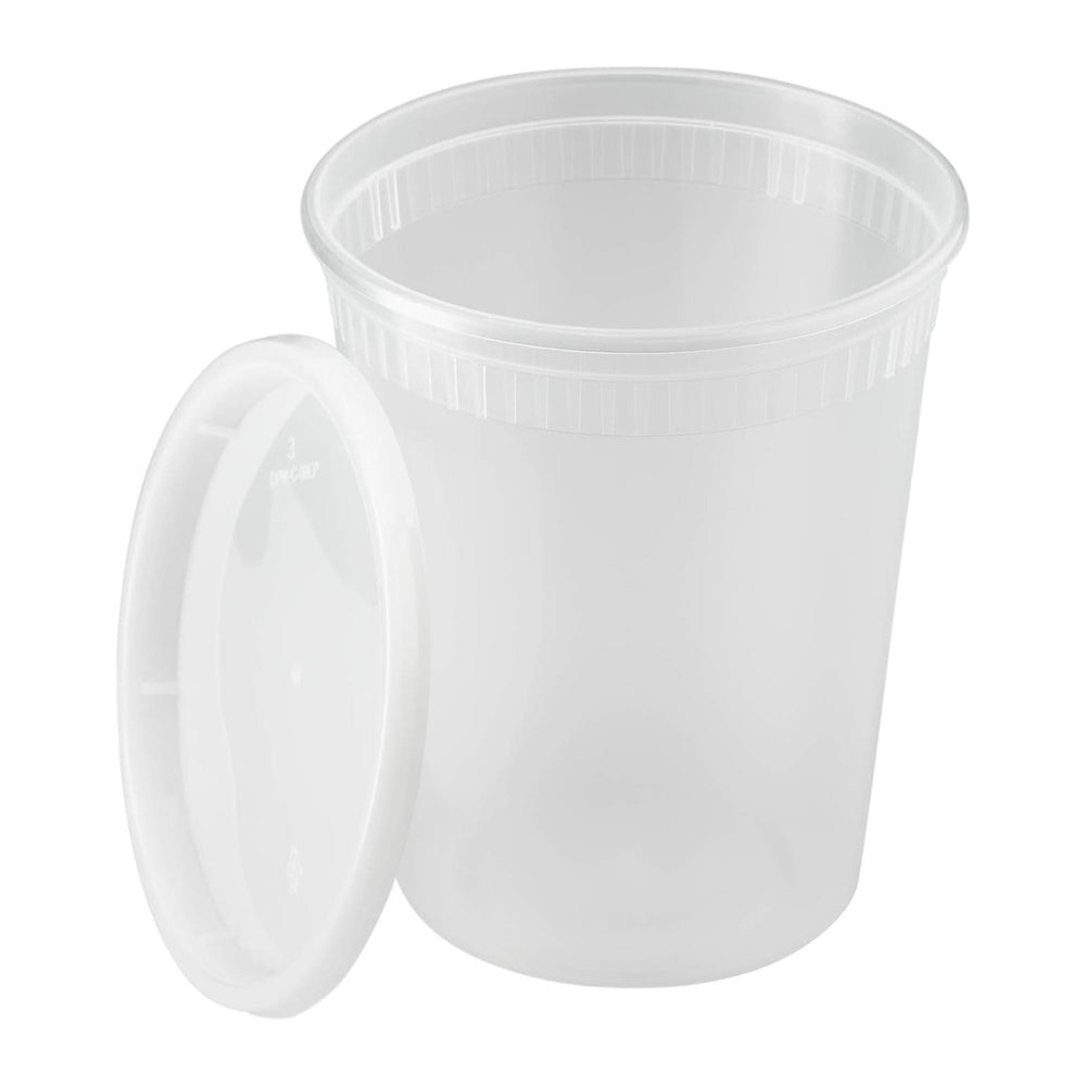 Karat Clear PP Injection Molded Round Deli Containers (240 ct)