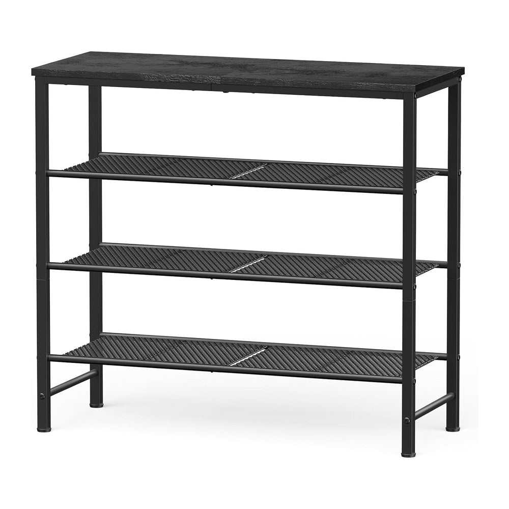 Kitsure Wooden Top Shoe Rack for Entryway, 29.5" x 11.4" x 24.8&quo...