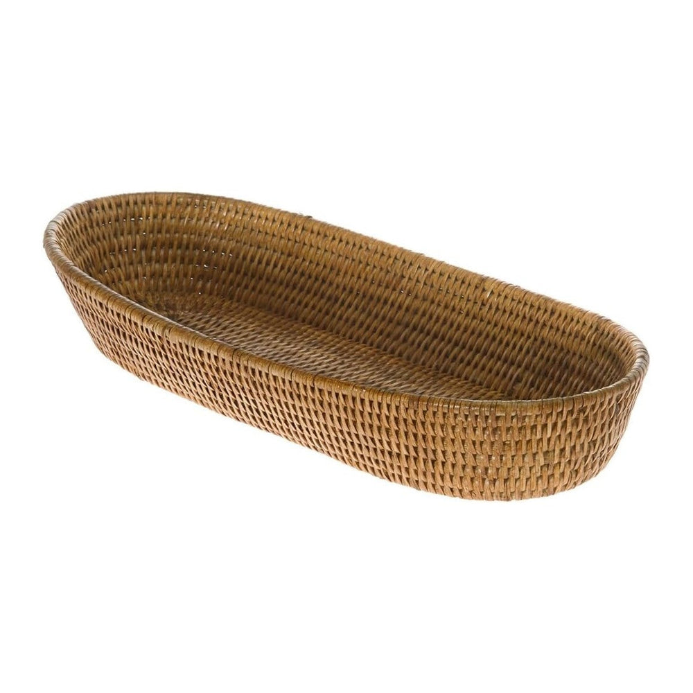 KOUBOO La Jolla Bread Basket, Woven Rattan Basket for Bread, Fruit, & Kit...