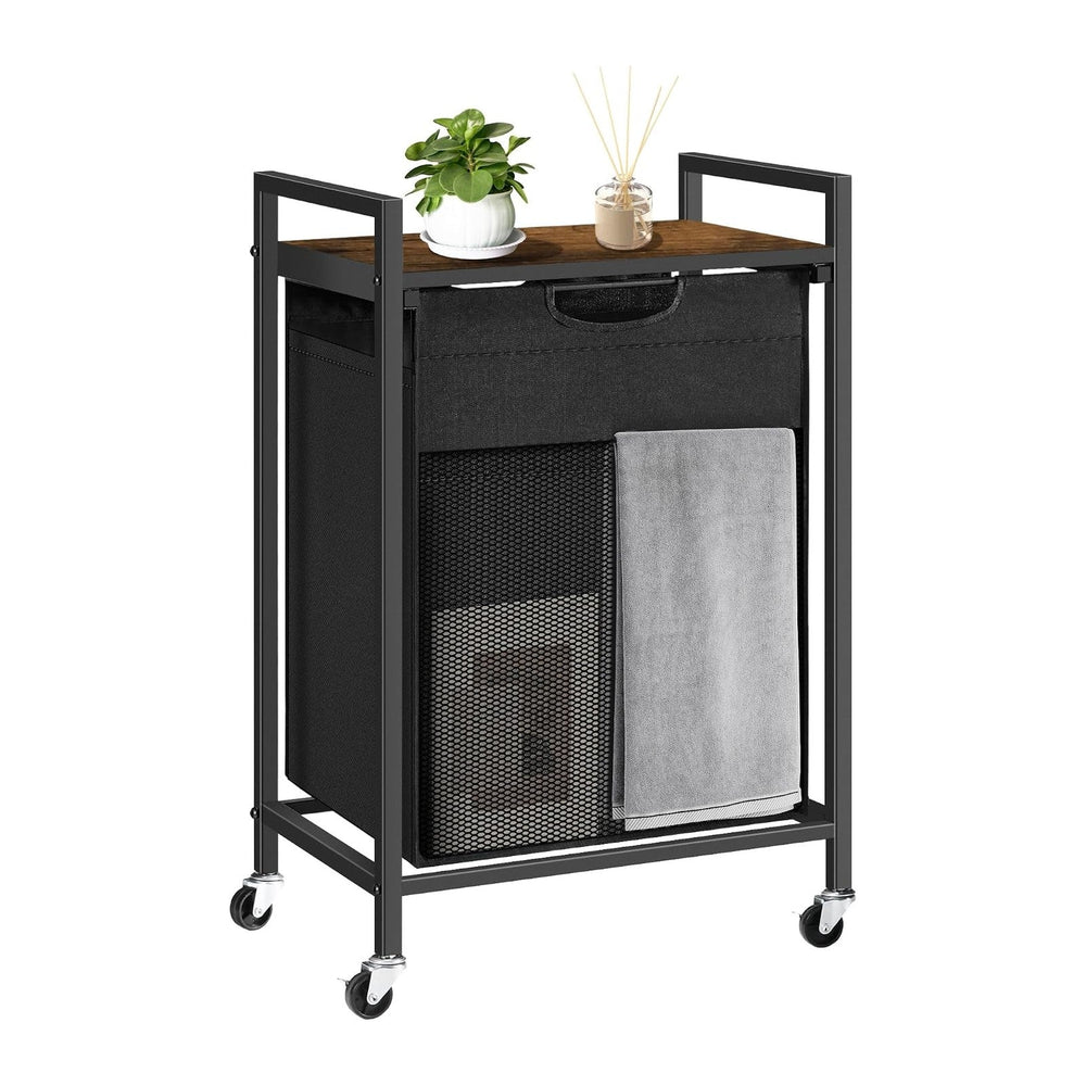 Laundry Basket, Laundry Hamper with 1 Pull-Out Removable Oxford Fabric Bag, 1...