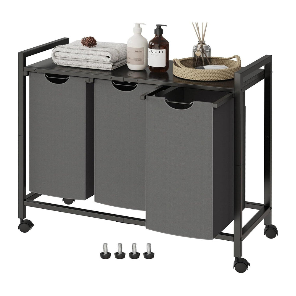 Laundry Hamper, Laundry Basket, Laundry Sorter with 2 Pull-Out and Removable ...