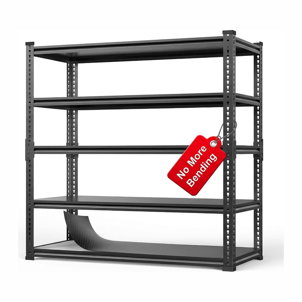 Lauxery 5-Tier Heavy Duty Garage Shelving, 48 x24 x72 in