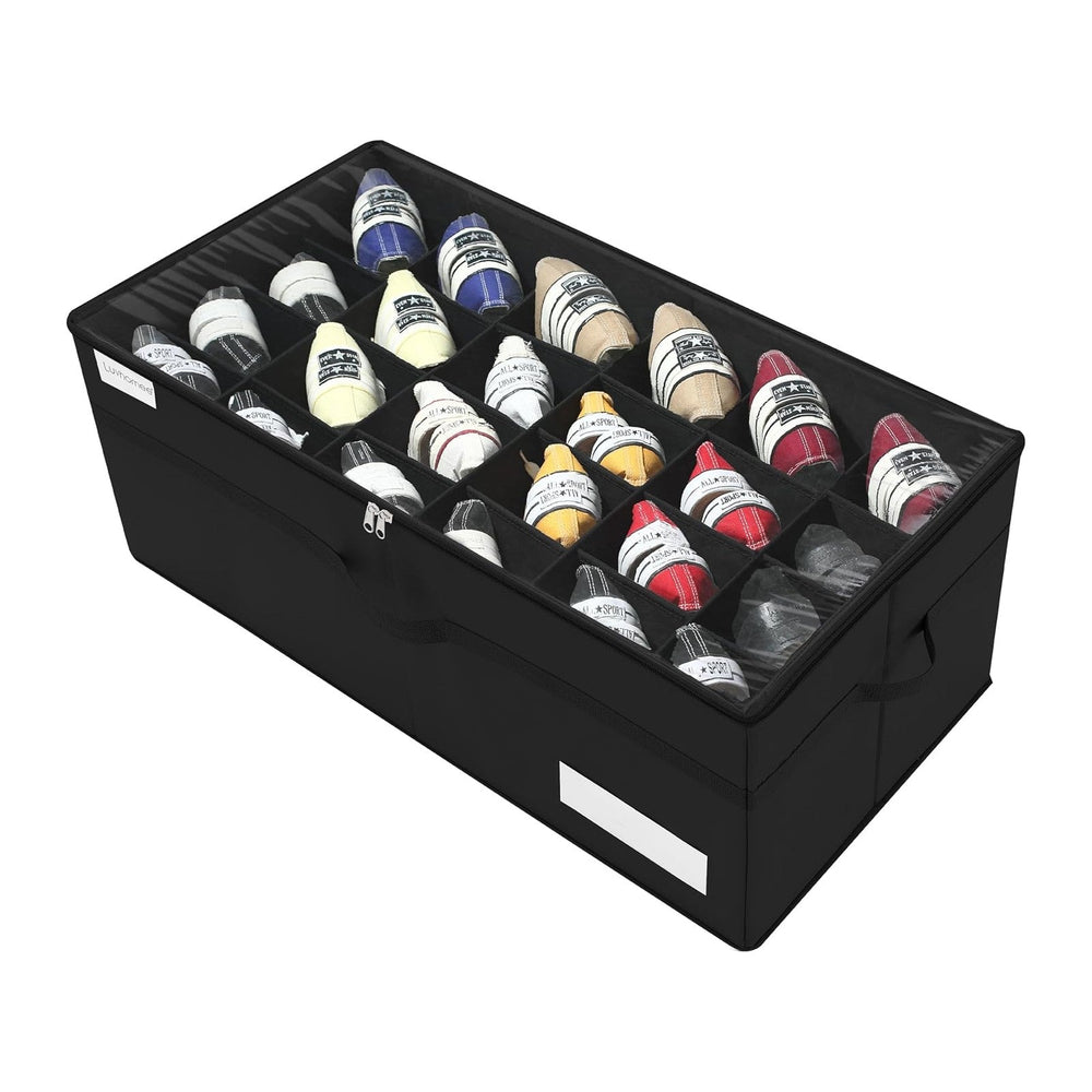 Luvhomee Shoe Storage Organizer, Fits 24 Pairs, Large Shoe Organizer Box for ...