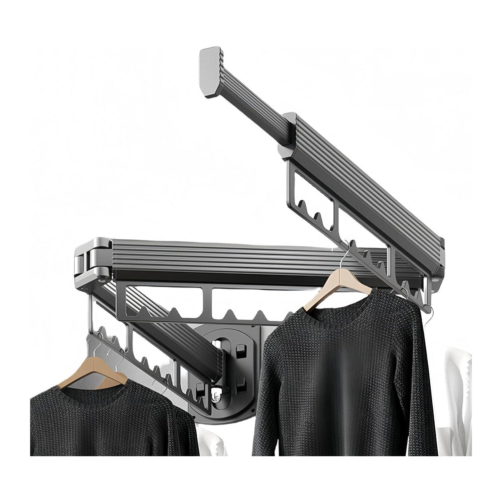 Mounted Wall Drying Rack, Laundry Hanger Dryer Rack, Laundry Hanger Rack, Wal...