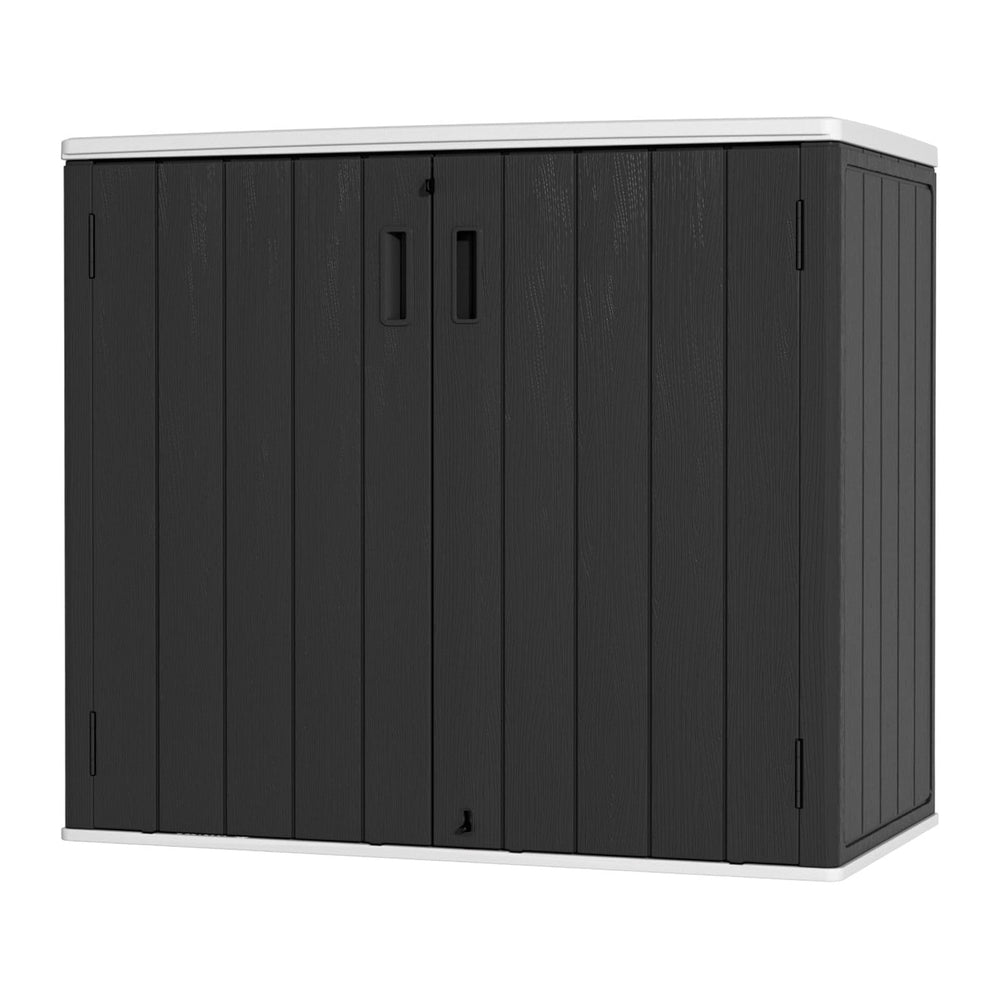 Mrosaa Large Outdoor Storage Box,Resin Sheds&Outdoor Storage Waterproof/L...