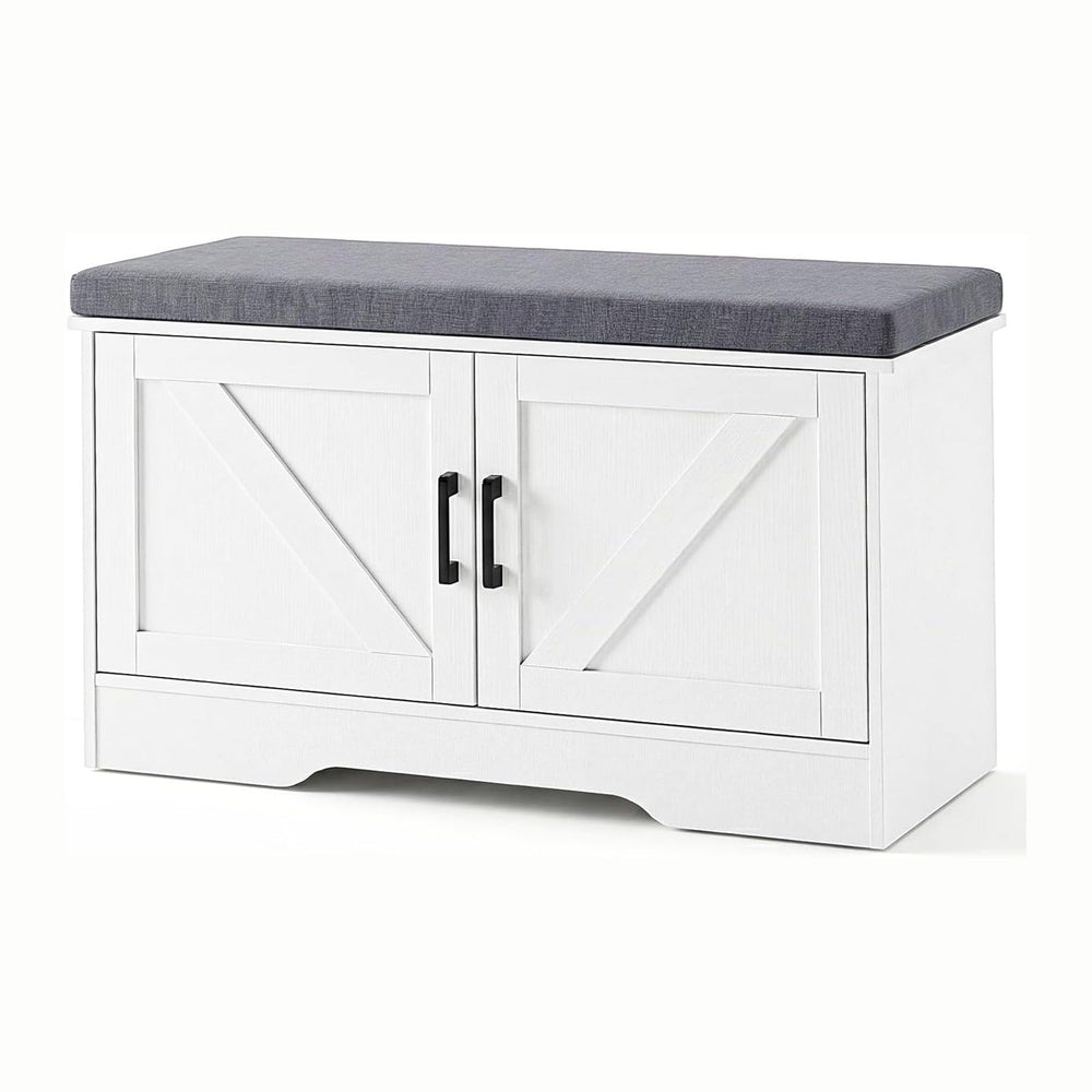 NEWBULIG Shoe Bench with Storage for Entryway, 27.6" Shoe Storage Bench