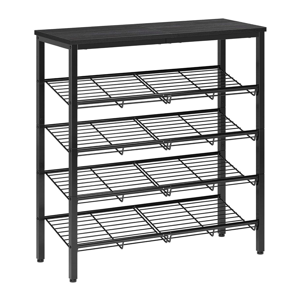 Nunsino Shoe Rack for Closet,5 Tier Shoe Organizer for Entryway,Shoe Shelf wi...