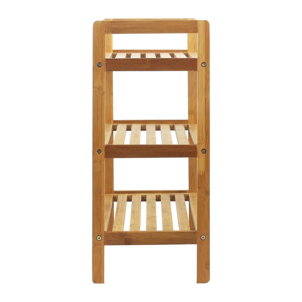 Oceanstar 3-Tier Bamboo Shoe Rack, Natural