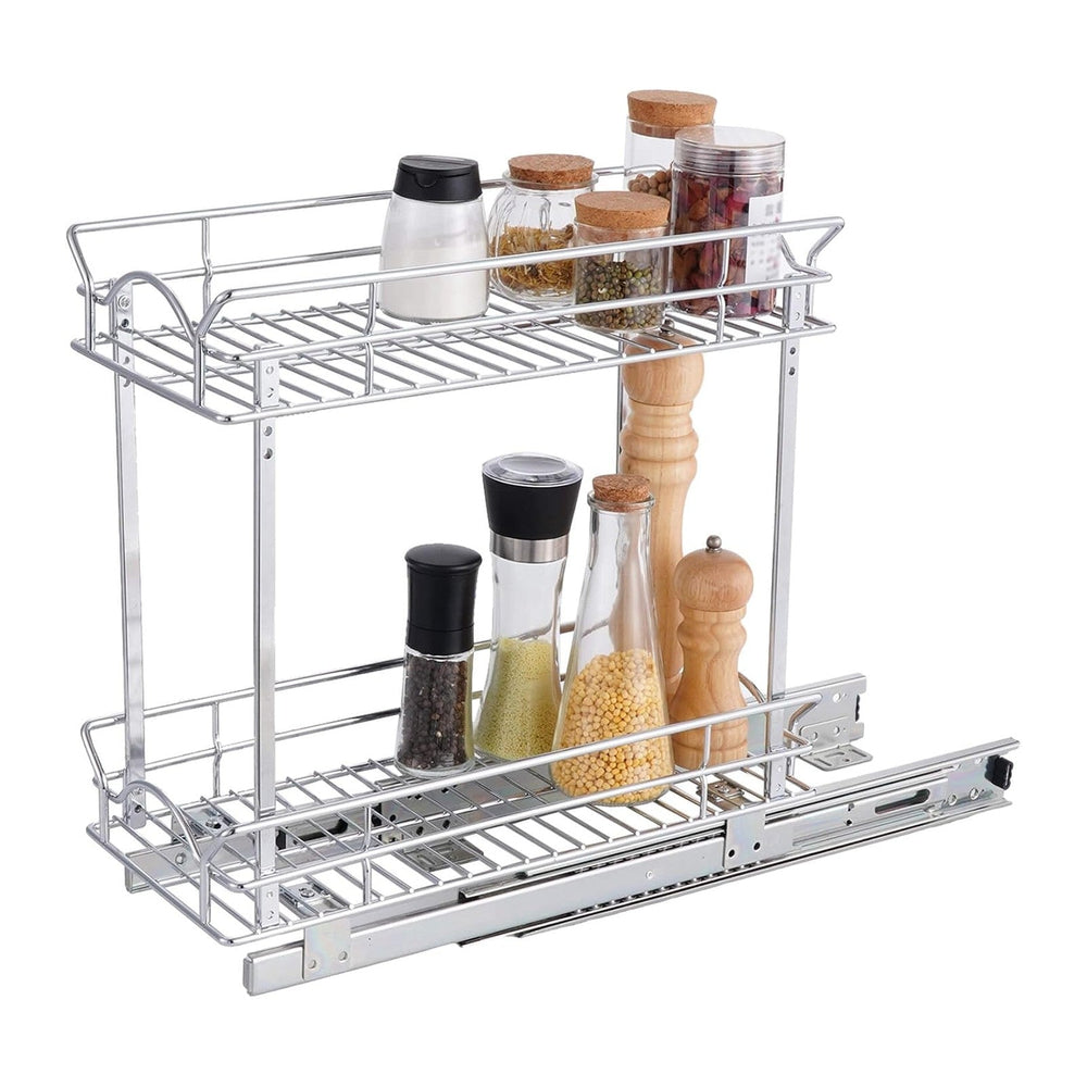 OCG Slide Out Cabinet Organizer for Narrow Cabinet (7" W X 17" D), ...