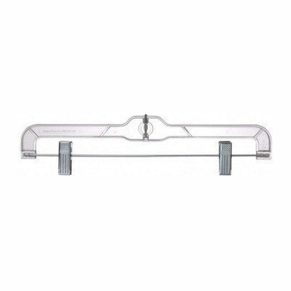 Only Hangers Clear 14" Pant/Skirt Hangers [Bundle of 50]