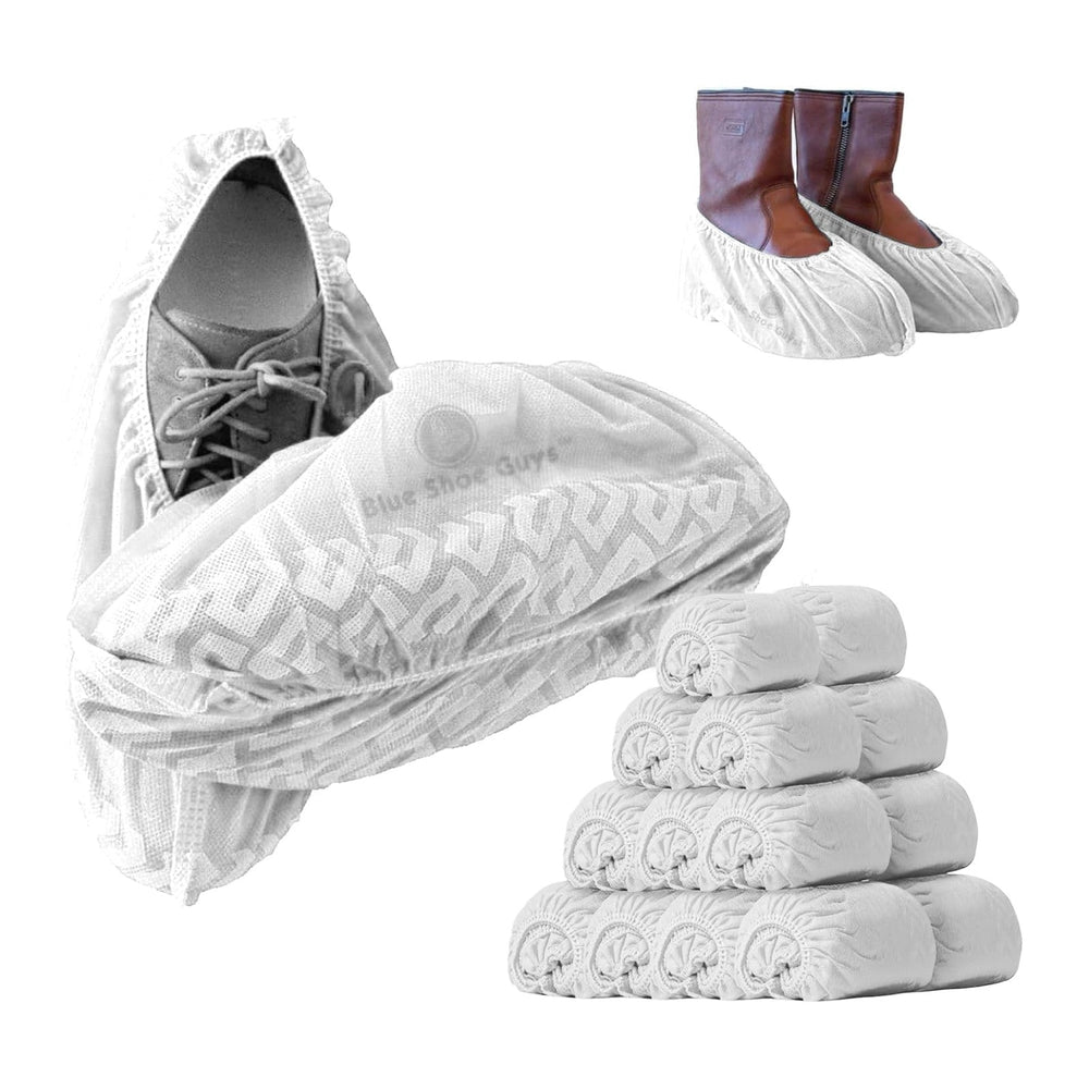 Premium Boot & Shoe Covers Disposable Booties - 200 Pack - Durable, Non-S...