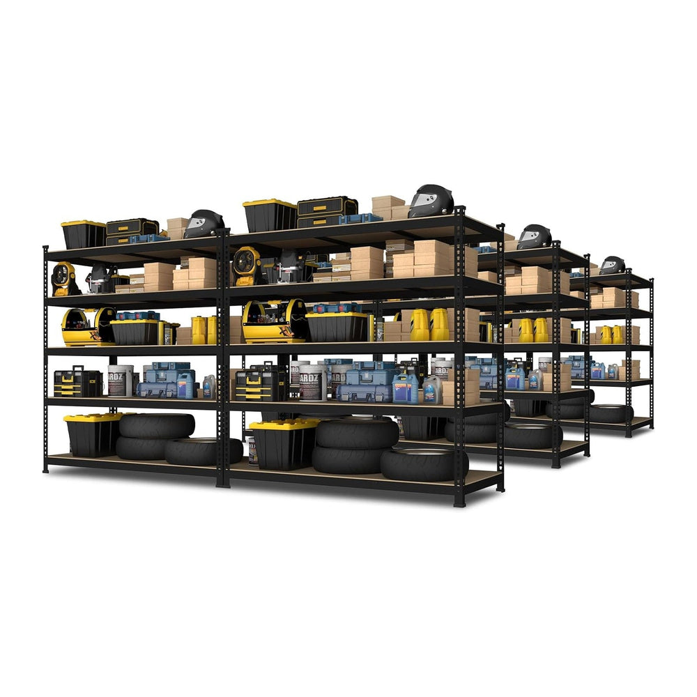 PrimeZone 48" x 24" x 72" Heavy Duty 5 Tier Adjustable Garage ...