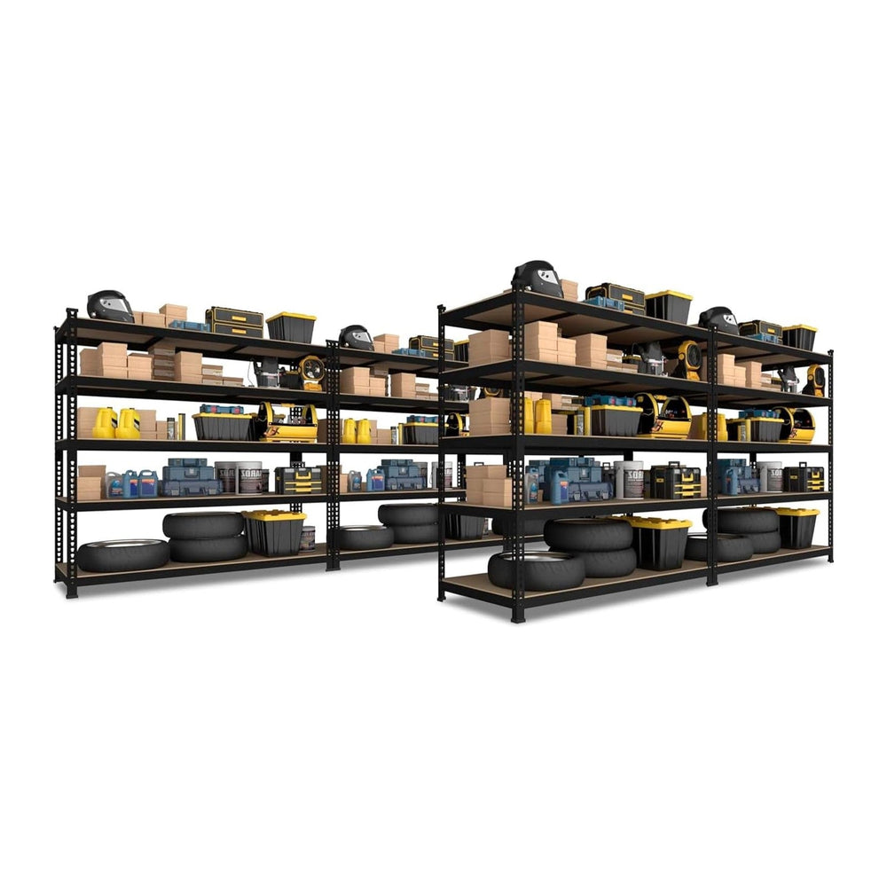 PrimeZone 5 Pack Heavy Duty Storage Shelves