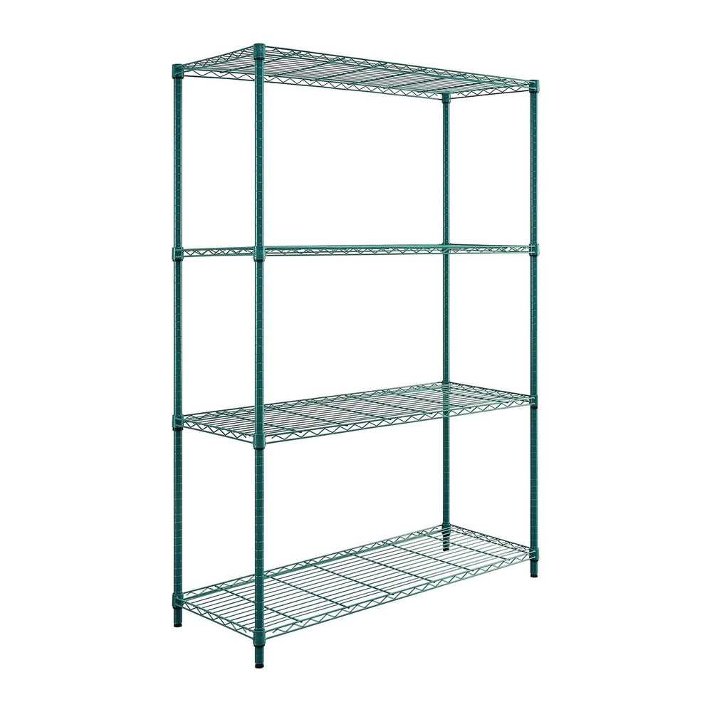 Quantum Storage Systems RWR72-2442LDP Adjustable Wire Green Epoxy 4 Shelves 7...