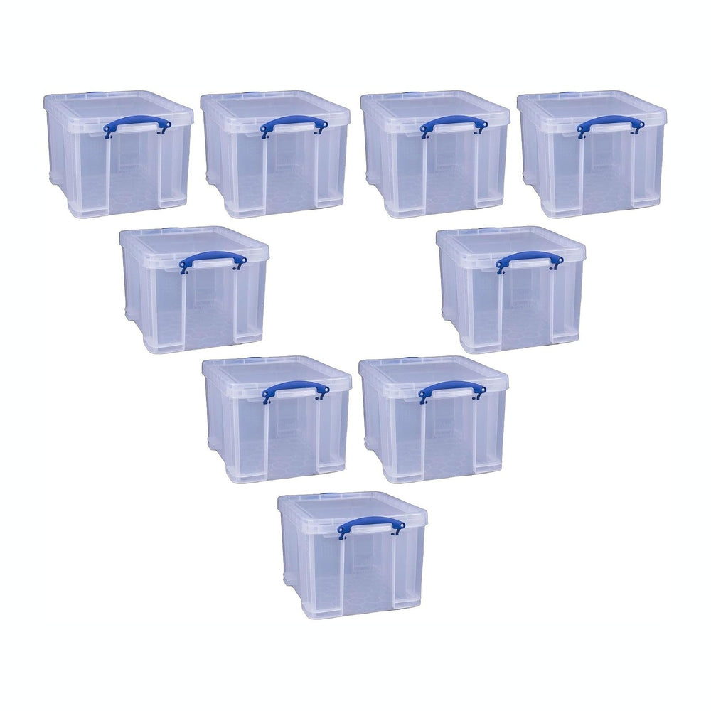 Really Useful Box 32 Liters Storage Bin Container with Snap Lid and Clip Lock...